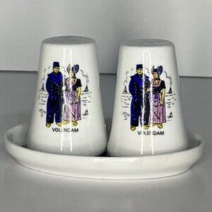 Voldendam Salt & Pepper with Tray Salt and Pepper Shakers